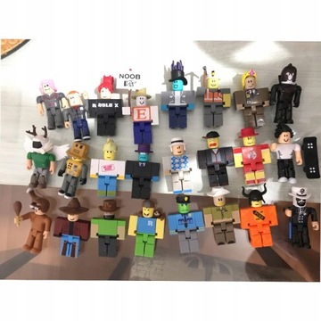 НАБОР ИГРОВЫХ ФИГУРОК ROBLOX 24 ШТ, Fortnite, мальчики, бумага, CE