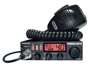 CB RADIO TIR АВТОБУС ПРЕЗИДЕНТ МАРТИН 12В/24В B4U Z0O