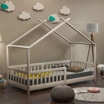 Кровать детская HOME 80X160 WHITE STEL 200x90см