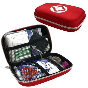 Apteczka podręczna First Aid Kit WARVIL z wyposażeniem taktyczna domowa