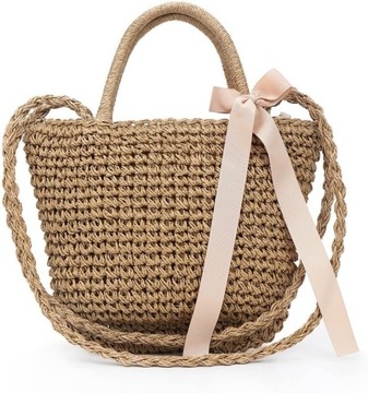 СУМКА НА МОЛНИИ НА ПЛЕЧЕ BRIDNED GRASS BASKET