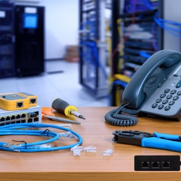 РАЗЪЕМ АДАПТЕРА СЕТЕВОЙ РАЗЪЕМ РАСШИРЕНИЯ 3X LAN RJ45 XL