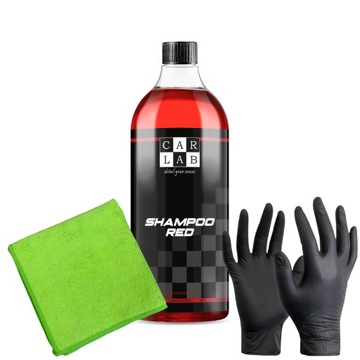 CARLAB Shampoo Red 500ml - kwaśny szampon + GRATISY