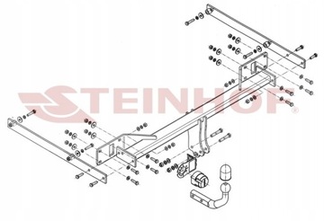 MERCEDES W212 TŘÍDA E 2009-16HAK HOLOWNICZY+MODUL