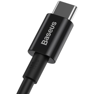 Kabel Baseus USB-C/USB-C, 480 Mbps, 100W PD QC, 1m