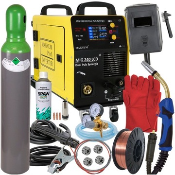 Spawarka MIGOMAT MAGNUM MIG 240 Dual Puls LCD Syn