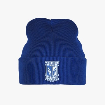 CZAPKA ZIMOWA LECH POZNAŃ DZIECIĘCA HERB NIEBIESKA