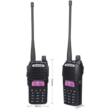 Коротковолновое прослушивающее устройство Baofeng UV-82 HTQ, PMR, UHF/VHF, FM-радио