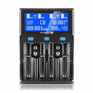Ładowarka everActive UC-4200 Li-ion Li-FePO4 Ni-MH