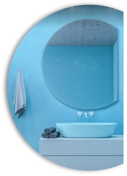 ПОЛУКРУГЛОЕ ЗЕРКАЛО СЕРЕБРО 90 ПРОБЫ БЕЗ РАМКИ, ОБРЕЗАННАЯ СТОРОНА