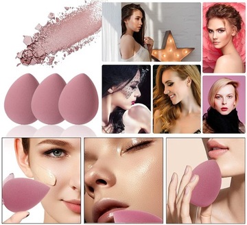 Beauty Blender Gąbka Do Makijażu PUDEŁKO na prezent święta GĄBKI 4 szt.