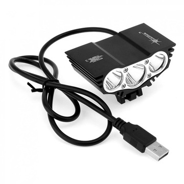 Latarka Lampka Rowerowa SolarStorm X3 XM-L2 USB