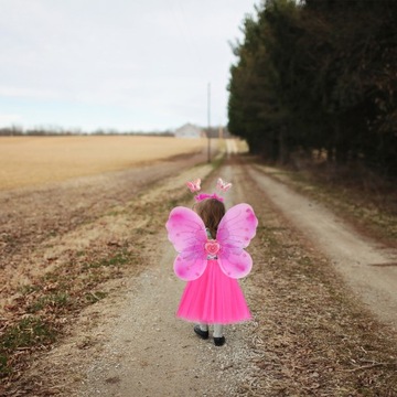 ODZIEŻ COSPLAYOWA DZIEWCZYNA SPÓDNICA TUTU MOTYL WINGS