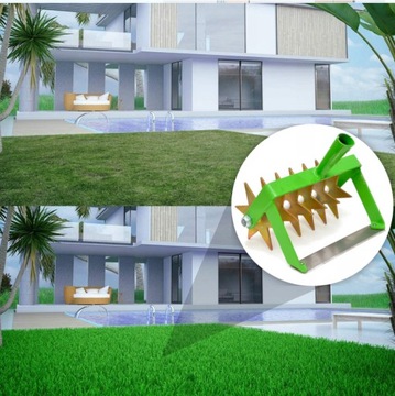 РУЧНОЙ Скарификатор с резаком, САДОВЫЙ АЭРАТОР 3-в-1