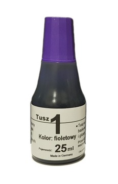 Tusz do pieczątek JEDYNKA 25ml FIOLETOWY