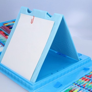 ZESTAW DO RYSOWANIA malowania artystyczny walizka 208 el. mazaki kredki