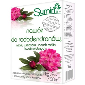 Nawóz do rododendronów, azalii, wrzosów 1kg Sumin