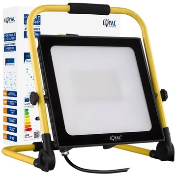 HALOGEN LAMPA LED PRZENOŚNA 10W 1400lm IP65 STOJAK