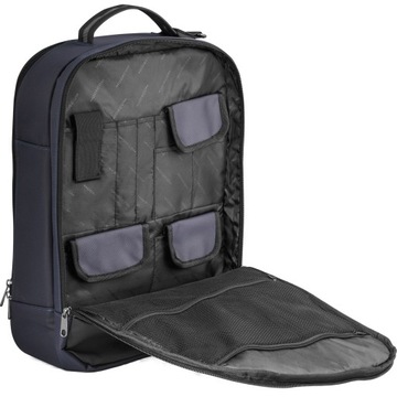 TORBA Z FUNKCJĄ PLECAKA NA LAPTOPA 15,6 CALA Z WODOODPORNEGO MATERIAŁU 15,6