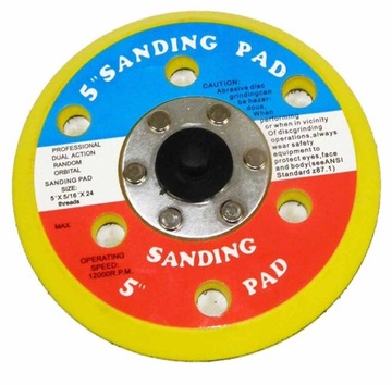 TARCZA SZLIFIERSKA 125MM DO SZLIFIERKI MIMOŚRODOWEJ DYSK SILVERTOOLS