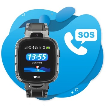 УМНЫЕ ЧАСЫ ДЛЯ ДЕТЕЙ CALMEAN ACTIVE GPS IP67 SIM