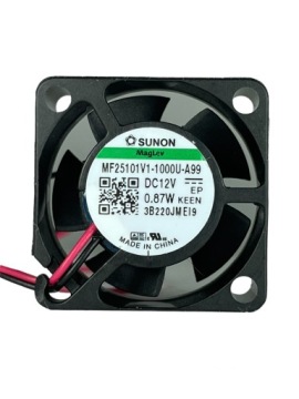 WENTYLATOR 12V 25x25x10 SUNON MF25101V1