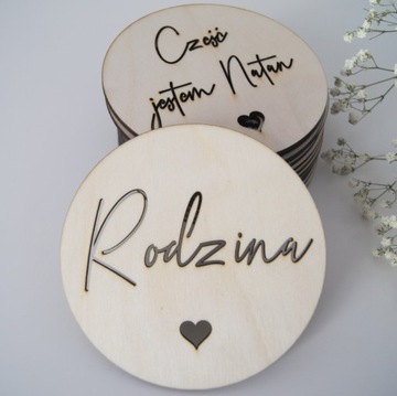 Таблички деревянные с МЕСЯЦАМИ для фотографий, 14 шт.