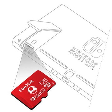 SANDISK NINTENDO SWITCH micro SD XC 128 ГБ V30 A1