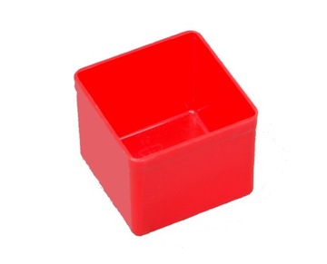 Pojemnik magazynowy, warsztatowy 54x54x45 mm. Czer