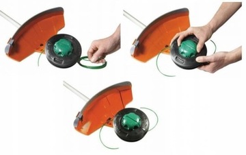 OLEO-MAC TAP&GO КРАТКАЯ ГОЛОВКА ДЛЯ СТРУН 130 мм x 2,4 мм M8x1,25, M10x1,25