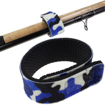 Opaska rzep neoprenowy do spinania wędki 24 cm