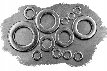 M2 PODKŁADKA PŁASKA NIERDZEWNA INOX A2 125 (100)