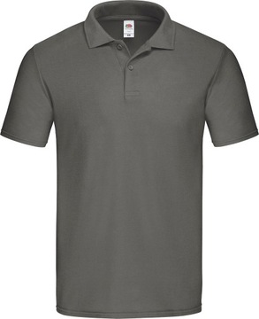 FRUIT OF THE LOOM POLO MĘSKA ORIGINAL GRAPHITE M