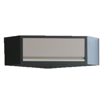 SZAFKA NAROŻNIKOWA WISZĄCA SZARA