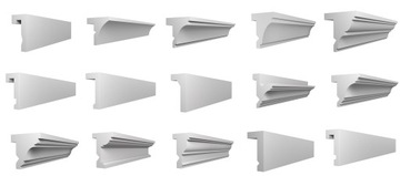 Чехол для карниза, чехол для светодиодного карниза, чехол из XPS