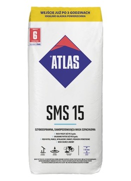 Atlas SMS 15 Masa szpachlowa samopoziomująca 25 kg