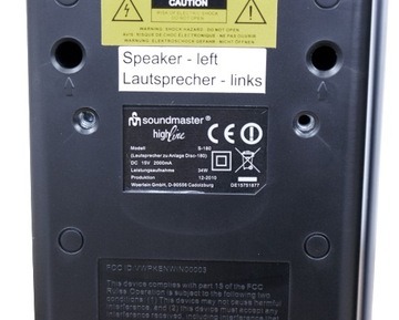 Soundmaster 2 беспроводных динамика 2,4 ГГц