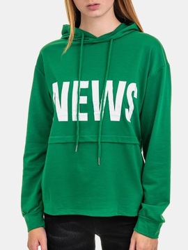BLUZA DAMSKA DRESOWA Z KAPTUREM LUŹNA M