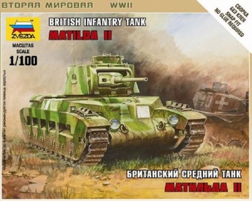 Zvezda 6171 1/100 British Infantry Tank Matilda II