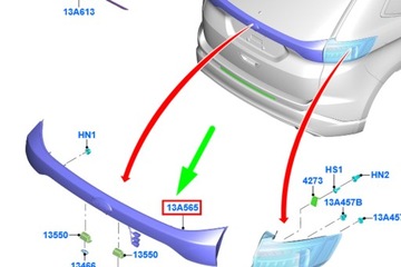 FORD EDGE MK2 SVĚTLO ZADNÍ SVĚTLOMET SADA NOVÝ ORIGINÁLNÍ 2302186