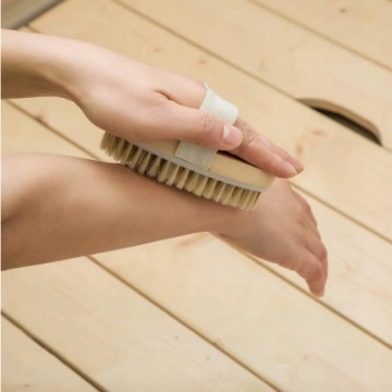 НАТУРАЛЬНАЯ ЩЕТКА ДЛЯ МАССАЖА СУХОГО-ВЛАЖНОГО ТЕЛА