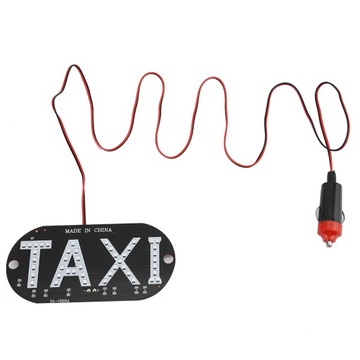 TAXI LAMPA SZPAKÓWKA SYGNALIZATOR TAXI 12V LED