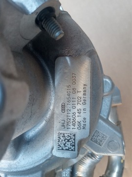 ТУРБОКОМПЕНСАТОР VW AUDI SKODA 2.0 TFSI 06K145702T