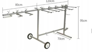 Стенд, вращающаяся тележка для краски
