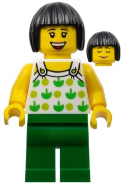LEGO FIGURKA City - Dziewczyna bluzka w jabłka twn350