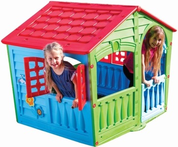 DOMEK OGRODOWY DLA DZIECI Duży OKIENNICE PalPlay