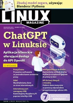 e-wydanie LinuxMagazine 12(238)2023 ChatGPT na Linuksie