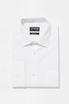 Debenhams klasyczna koszula biała defekt L/XL