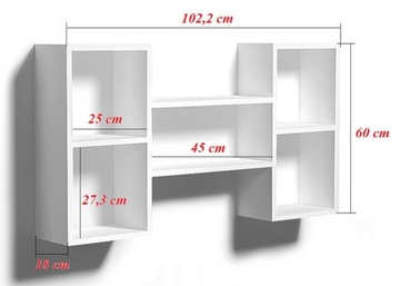 ПОДВЕСНАЯ КНИЖНАЯ ПОЛКА == НАСТЕННАЯ ПОЛКА ДЛЯ ОФИСА