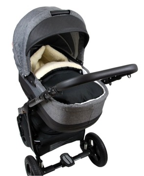 BabyLux ŚPIWÓR SPIWOREK NIEPRZEMAKALNY K12 DO WÓZKA FOTELIKA WEŁNA 90cm